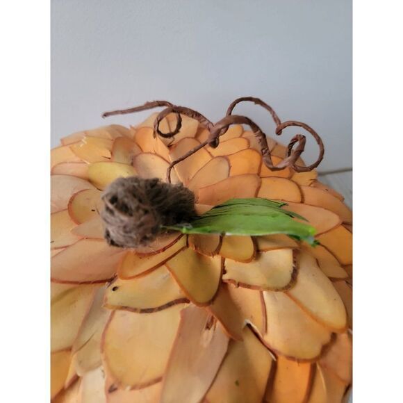 pumpkin large fall thanksgiving centerpiece Wood Halloween decor abstract - Picture 9 of 13